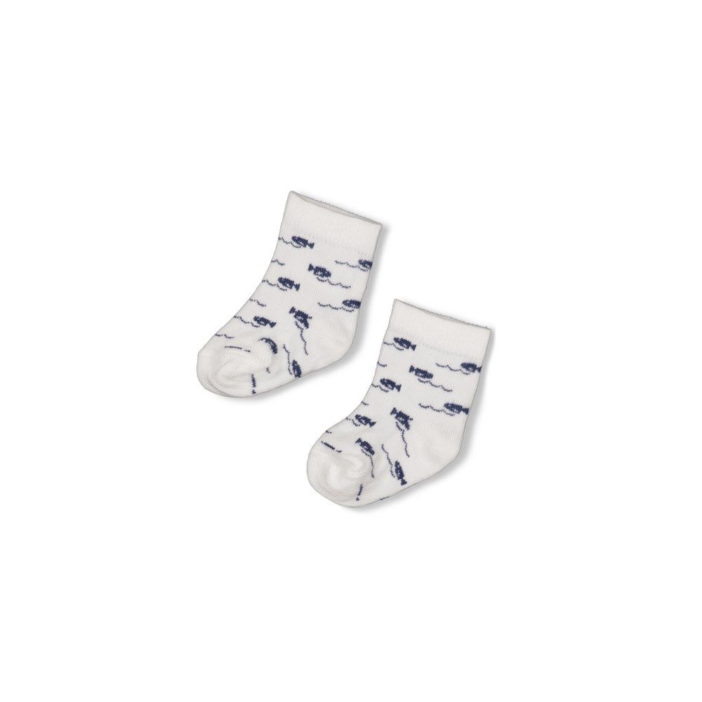 Feetje Sokken - Blue Ocean Offwhite