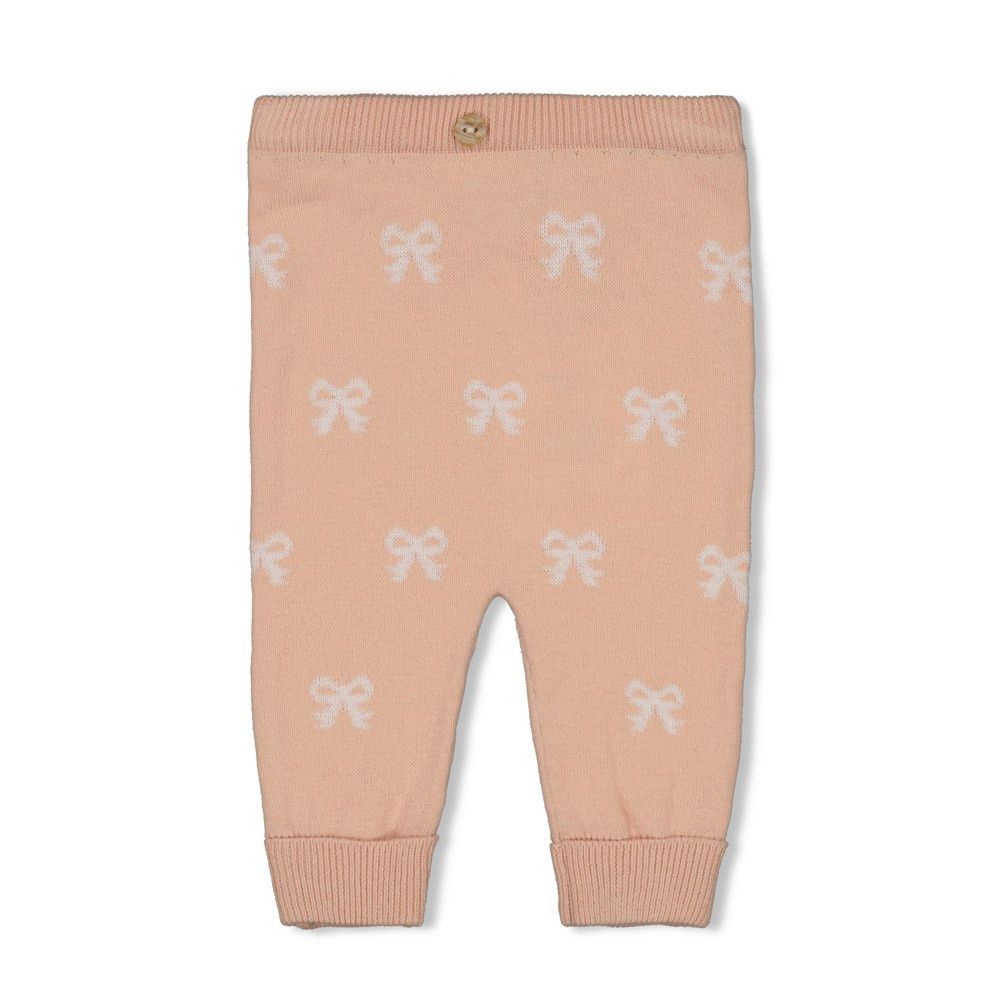 Feetje Broek gebreid AO - The Knits Roze