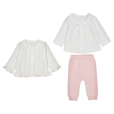 Mayoral 3 knit pcs set                Crystal    1507