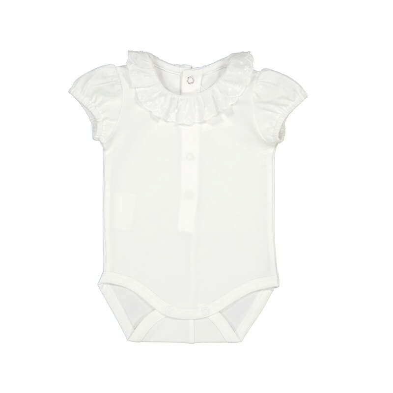 Mayoral Dress bodysuit                White      1730