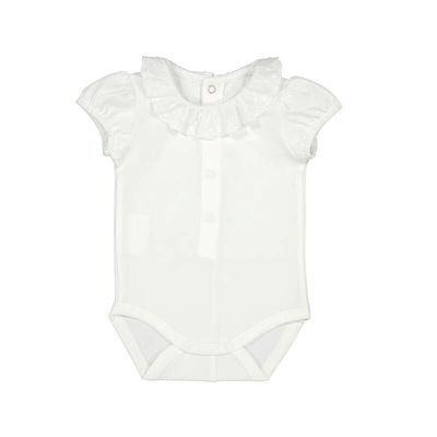 Mayoral Dress bodysuit                White      1730