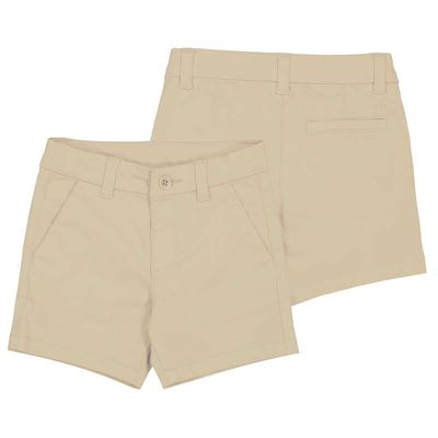 Mayoral Basic chino twill shorts      Cashew     207