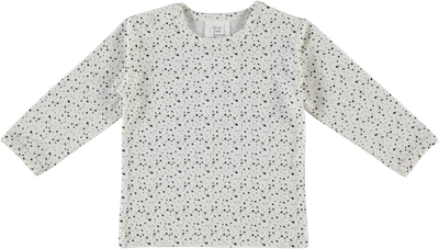 Klein Baby -Longsleeve Off White/ Black dots KN014