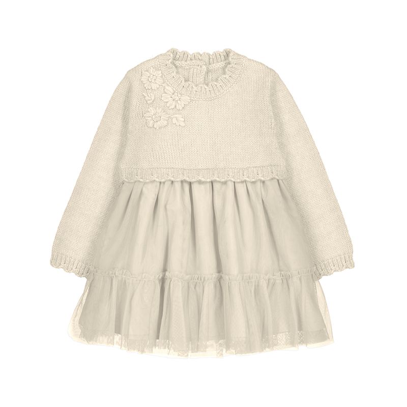 Mayoral Dress                         Sand       2905
