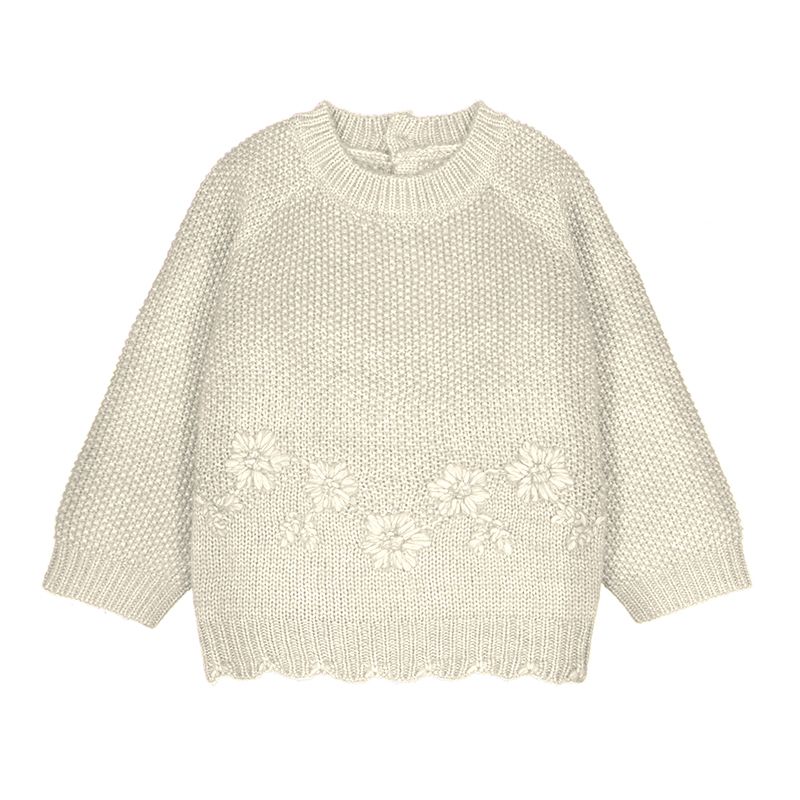 Mayoral Flower textured jersey        Sand       2352