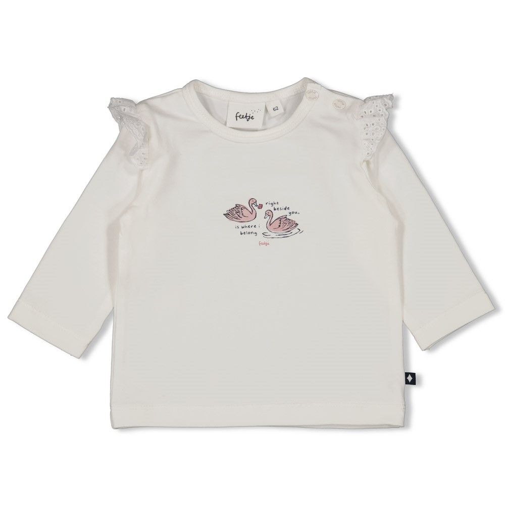 Feetje Longsleeve - Swanlake Offwhite
