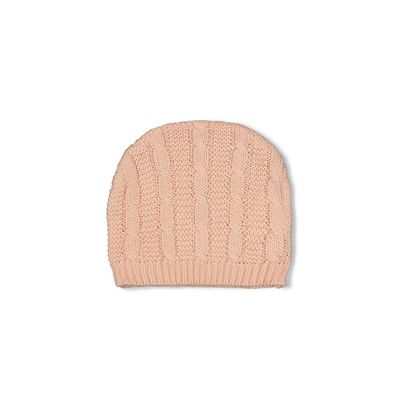 Feetje Mutsje gebreid - The Knits Roze