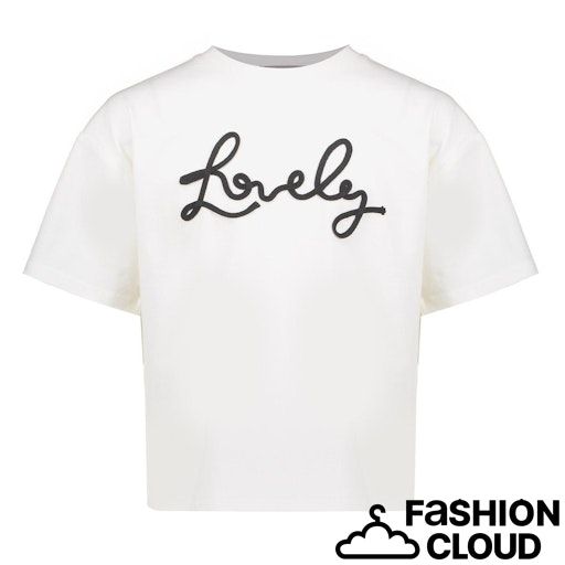 Geisha T-shirt lovely  000010 - off-white/black