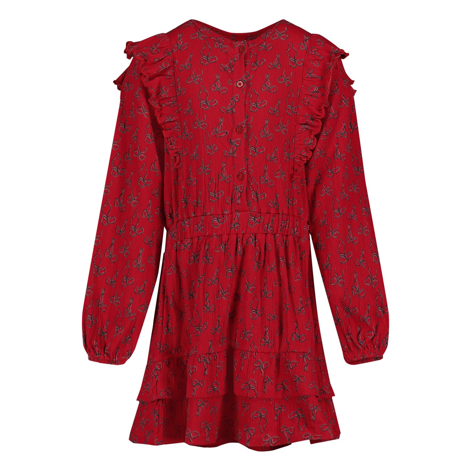 Quapi Meisjes DRESS QW252HADASSA AOP Red Bow