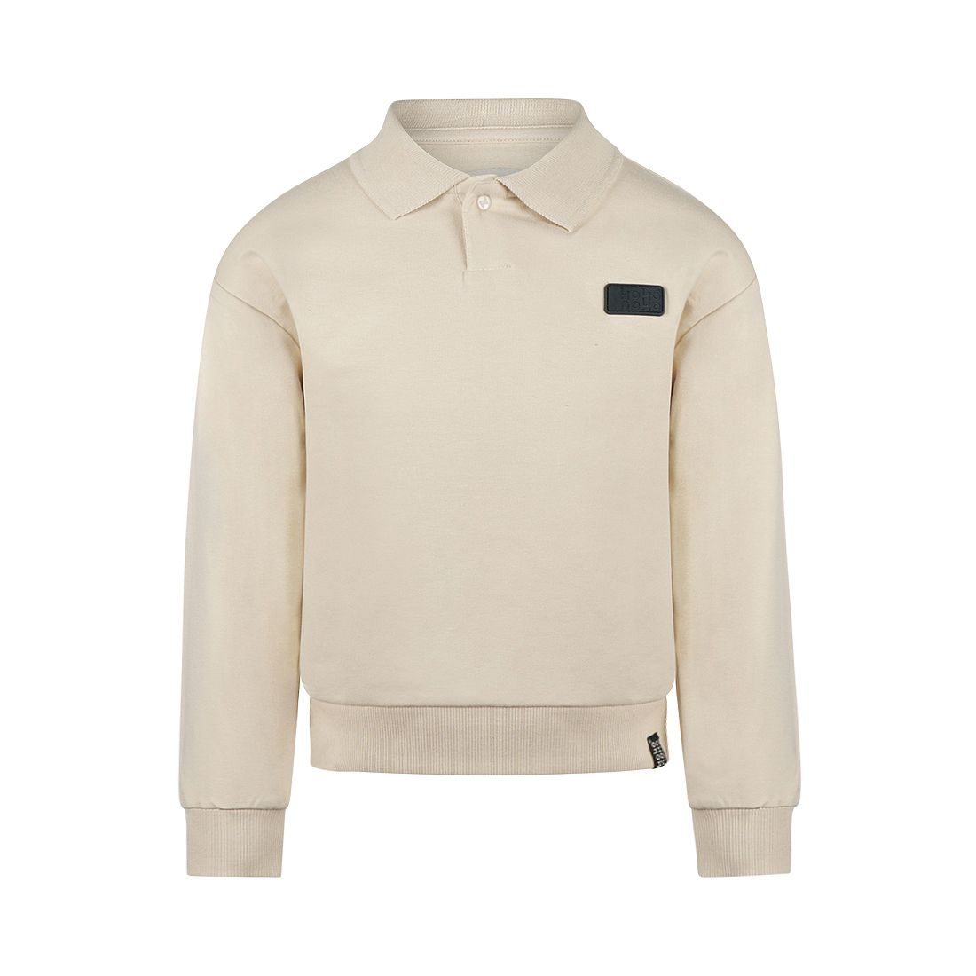 Koko Noko Sweater with polo collar  Off white O56830-37