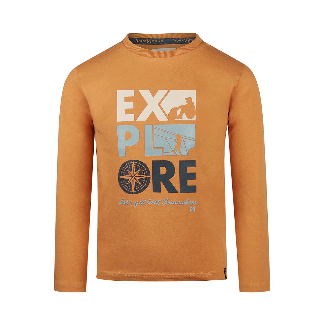 Koko Noko T-shirt ls Camel O56833-37