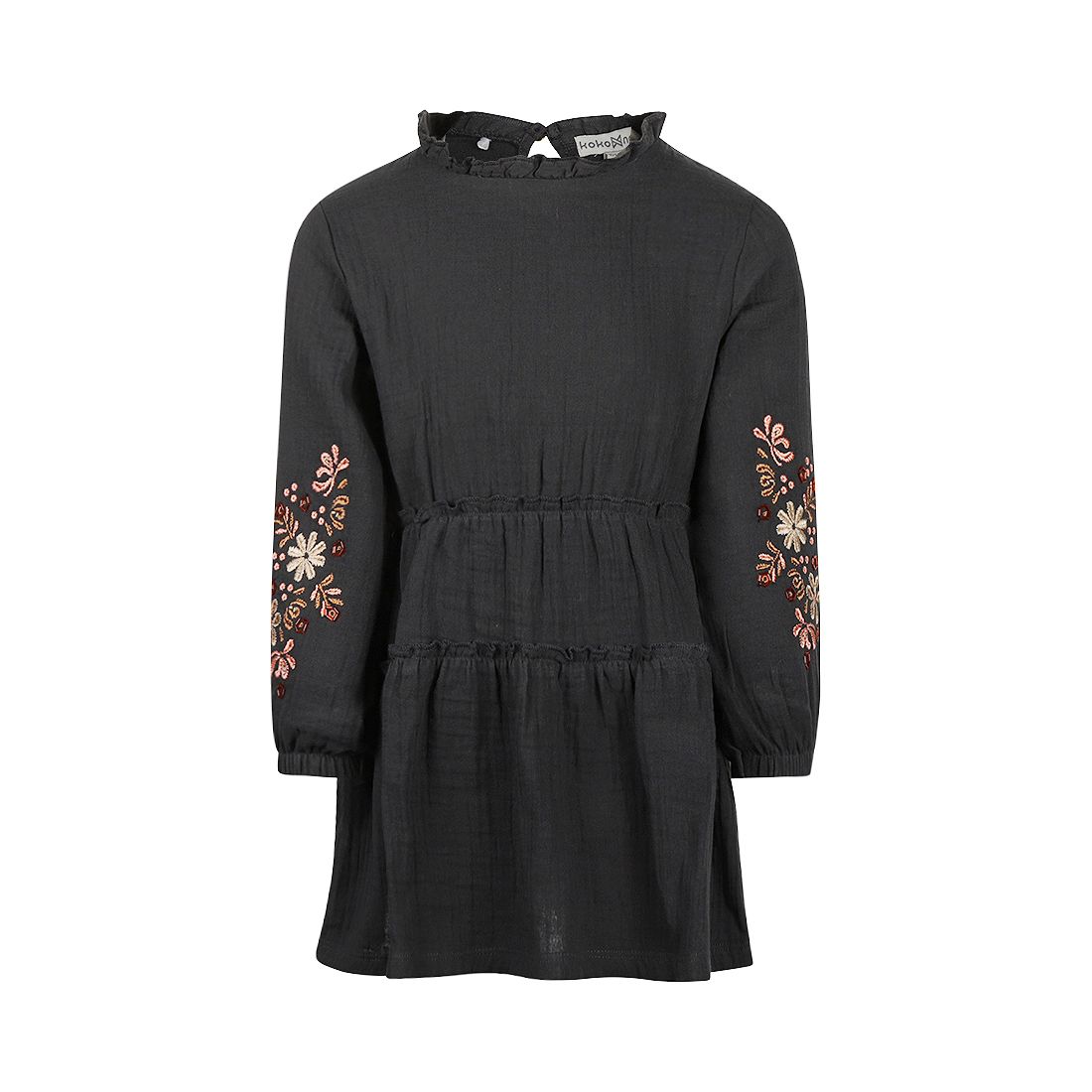 Koko Noko Dress ls Faded black O56932-37