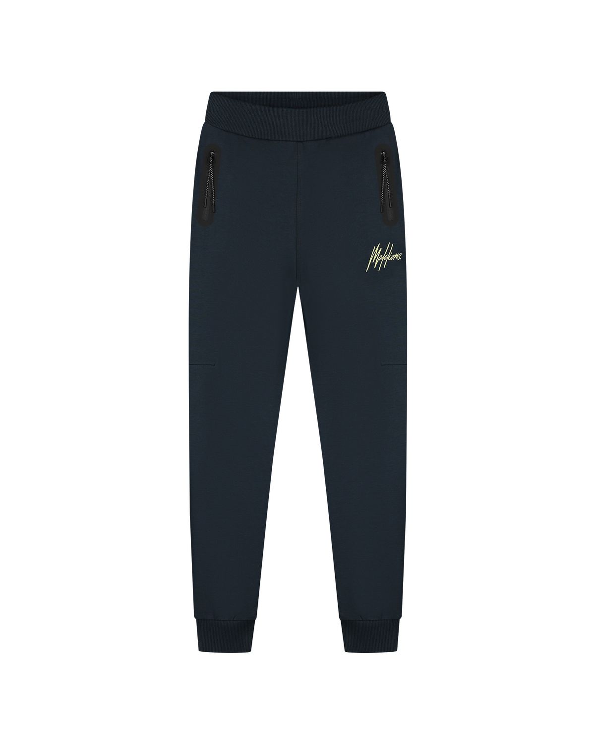 Malelions Malelions Junior Counter Trackpants Navy/Bright Yellow 2