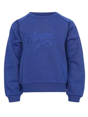 LOOXS Little Little lurex sweater Kobalt blue