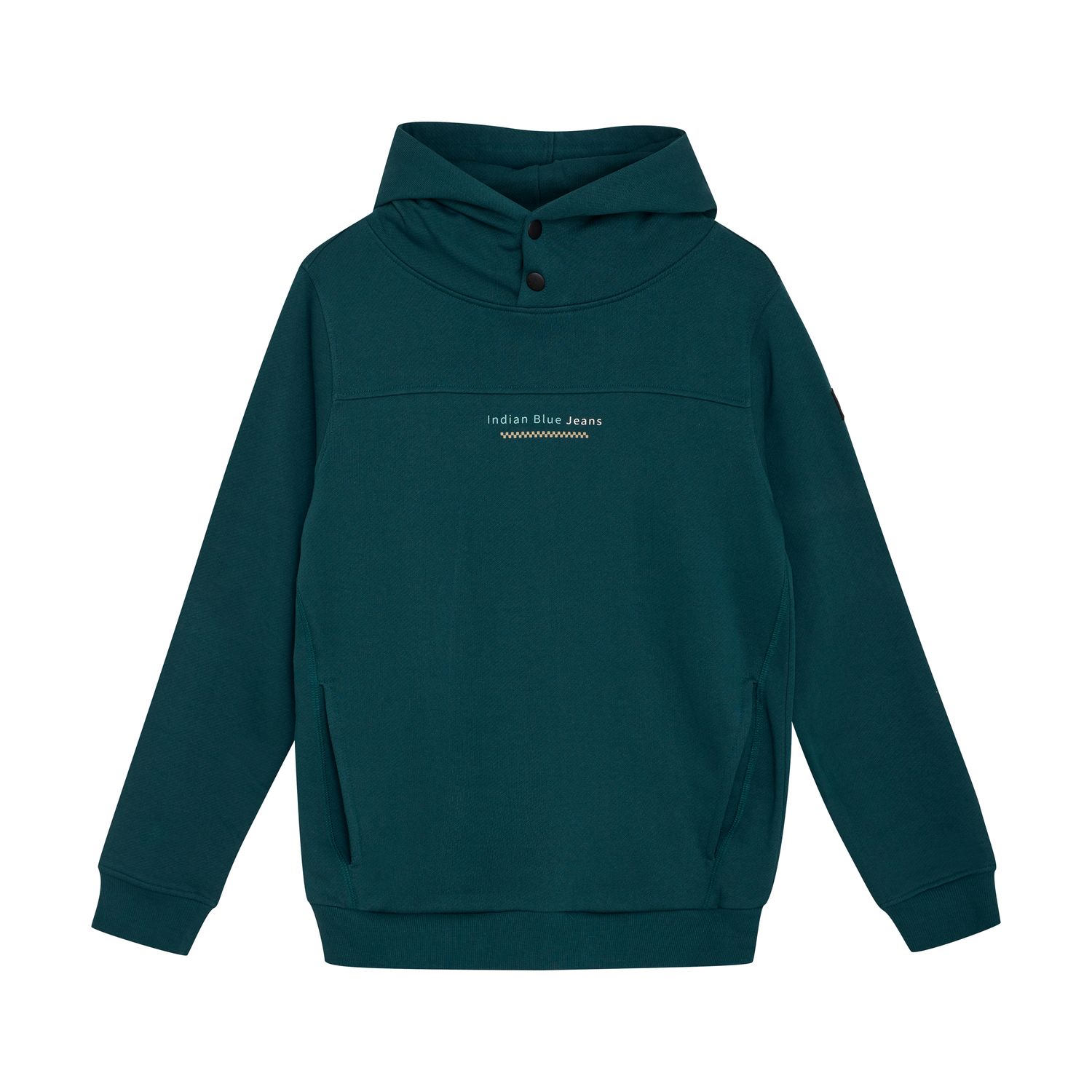 Indian Blue Jeans Hoodie Chest &amp; Backprint Gulf Coast 960367