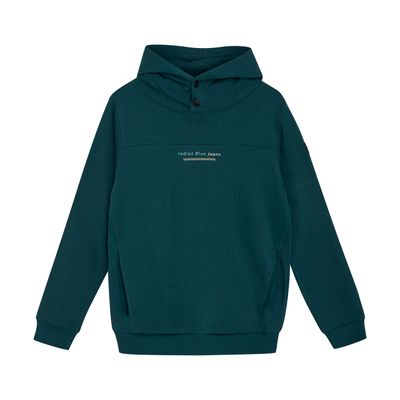 Indian Blue Jeans Hoodie Chest &amp; Backprint Gulf Coast 960367