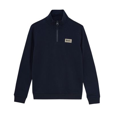Indian Blue Jeans Zipper Sweat Badge Night 960428