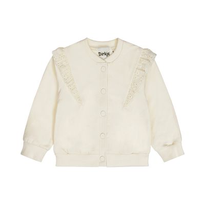 Dirkje Cardigan, loose fit Wit N58355-35