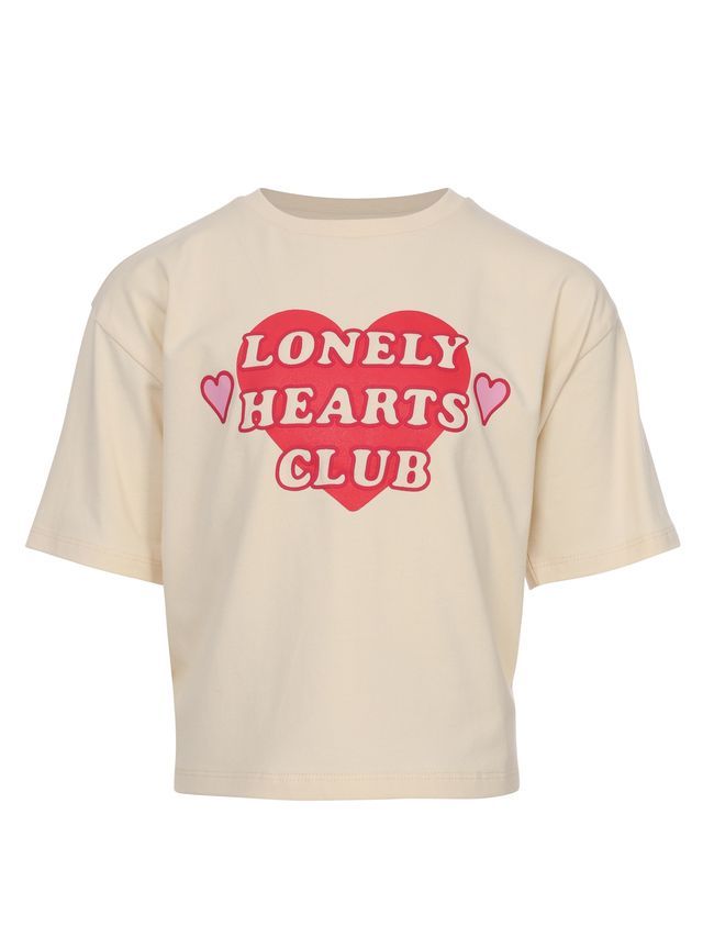 Looxs Little Little T-shirt SS Creamy 2611-7414-003