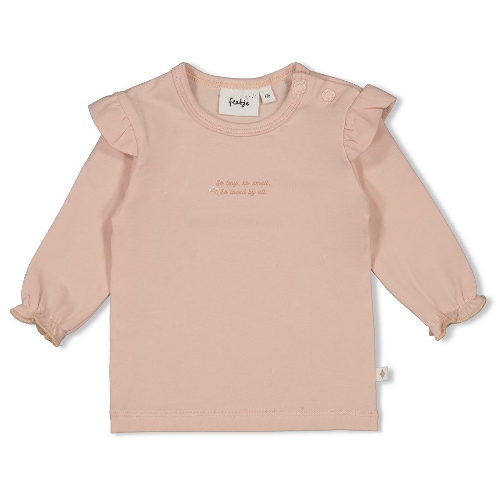Feetje Longsleeve - Delicate Flower l.Roze