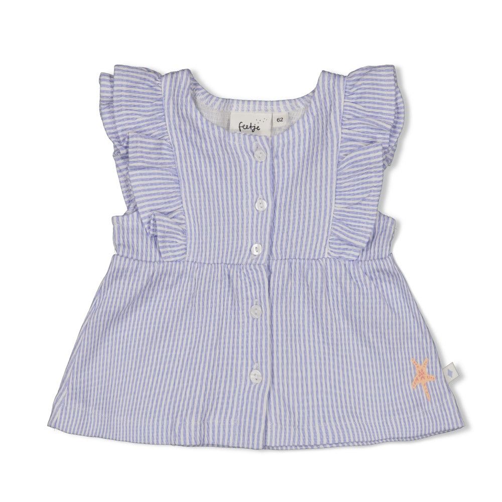 Feetje Top streep crinkle - Sea La Vie Lavendel
