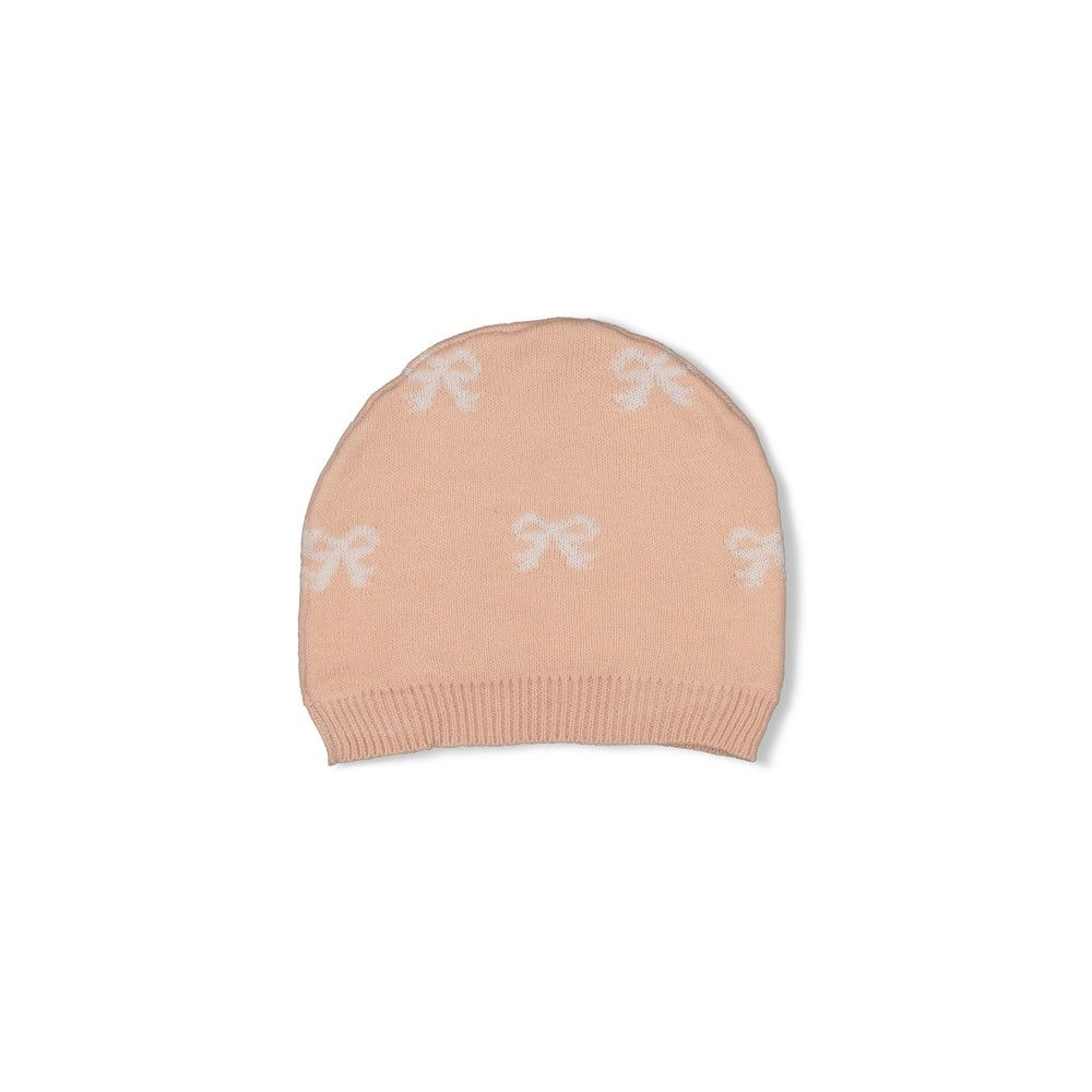 Feetje Mutsje gebreid AO - The Knits Roze
