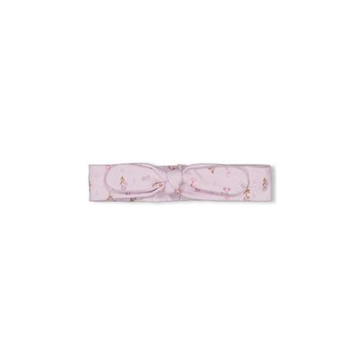 Feetje Haarband pointelle rib AOP - Flower Ranch Lila