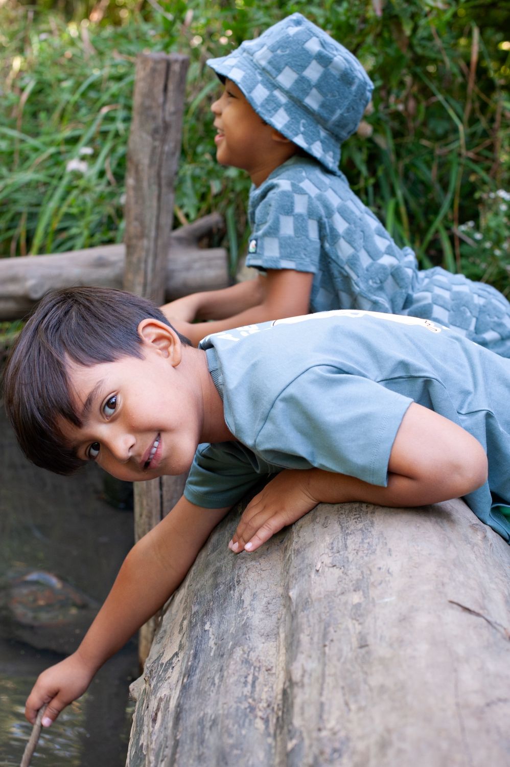 Sturdy T-shirt oversized - Lagoon Legends Petrol