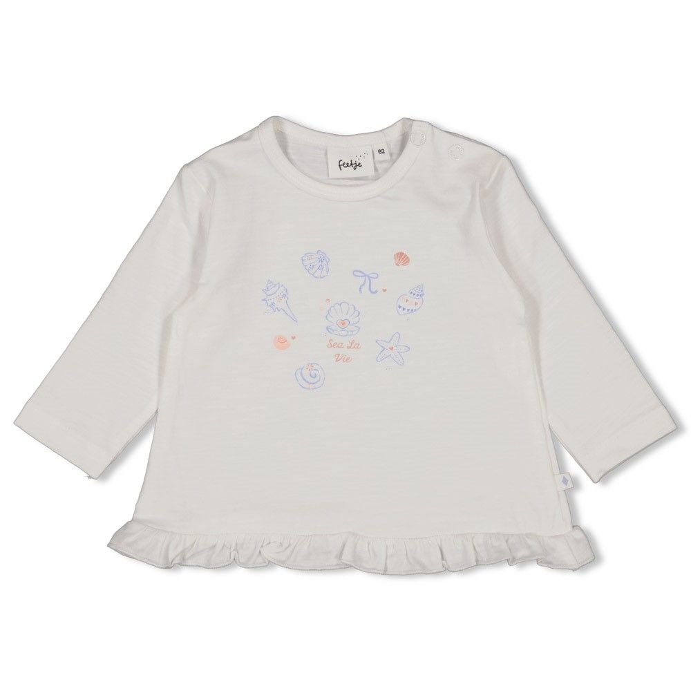 Feetje Longsleeve - Sea La Vie Offwhite