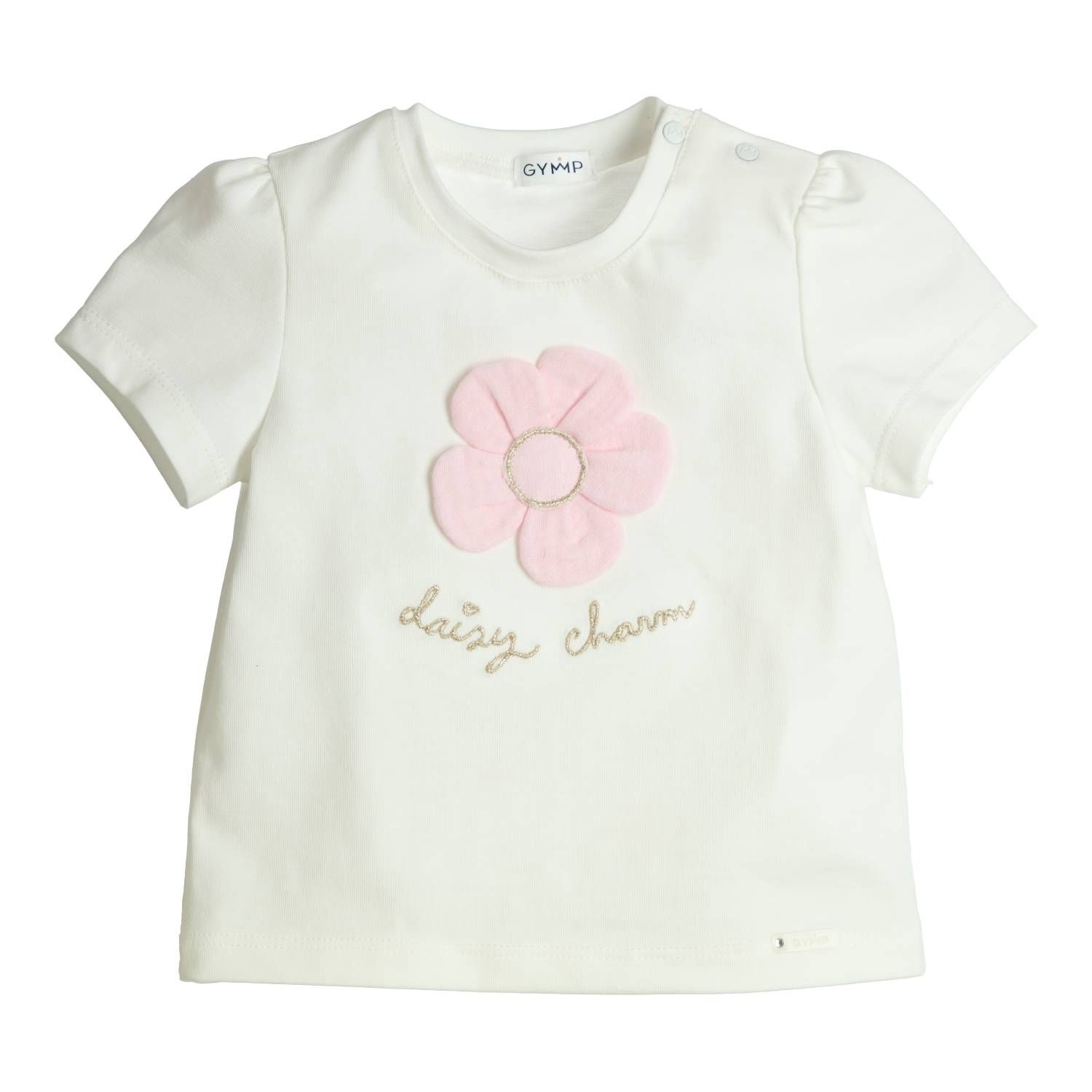 Gymp T-shirt Aerobic 353-6185-10 Off White - Old Rose