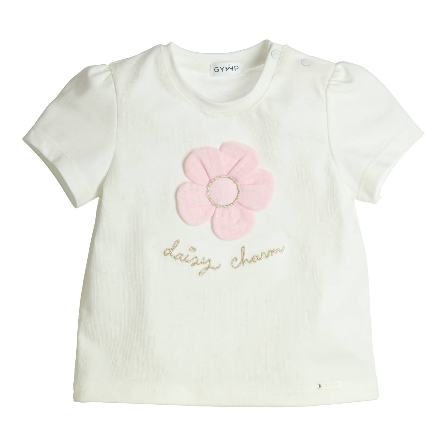 Gymp T-shirt Aerobic 353-6185-10 Off White - Old Rose