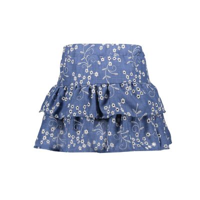 Geisha Skirt broderie  66061K-20 000718 - ecru/chambray