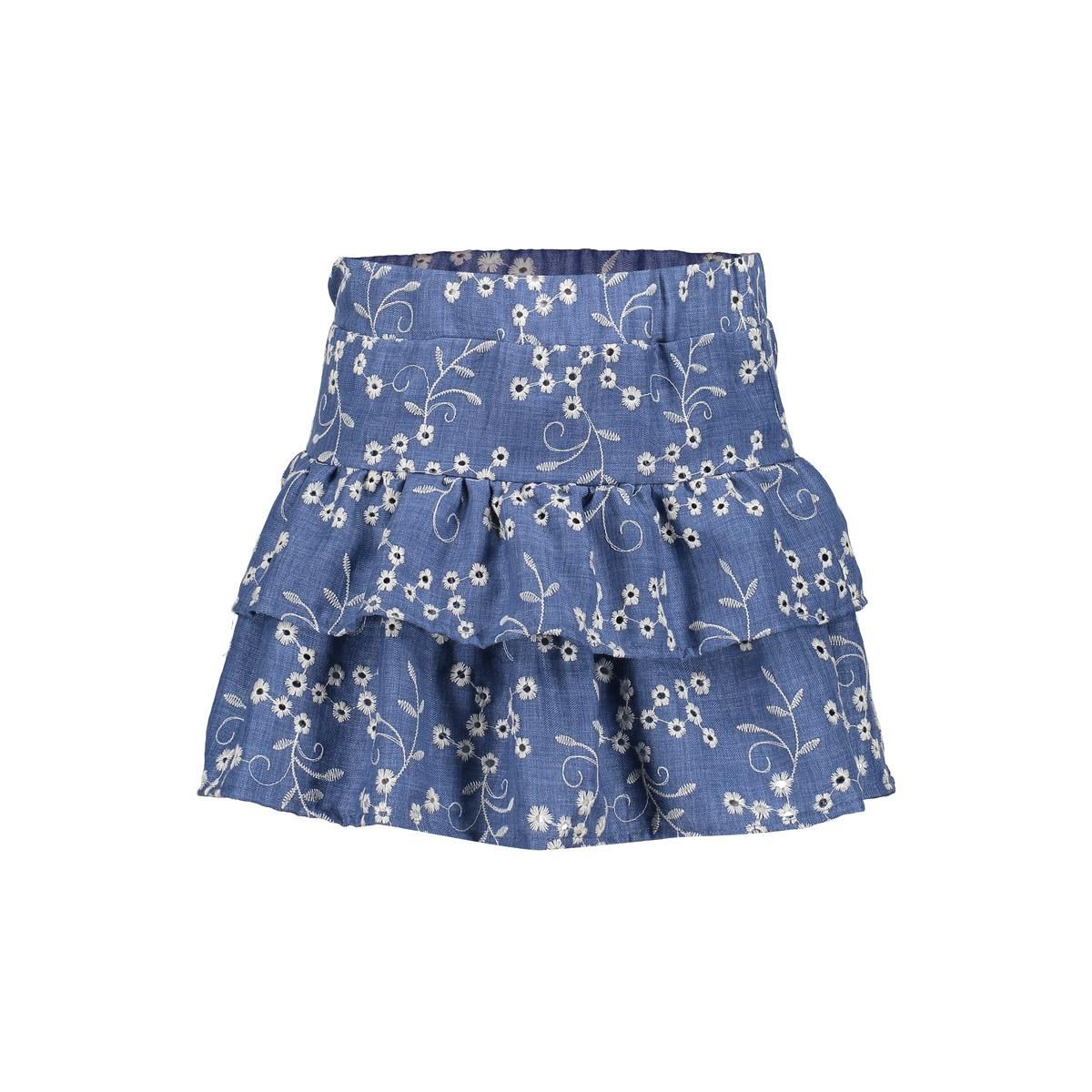 Geisha Skirt broderie  66061K-20 000718 - ecru/chambray