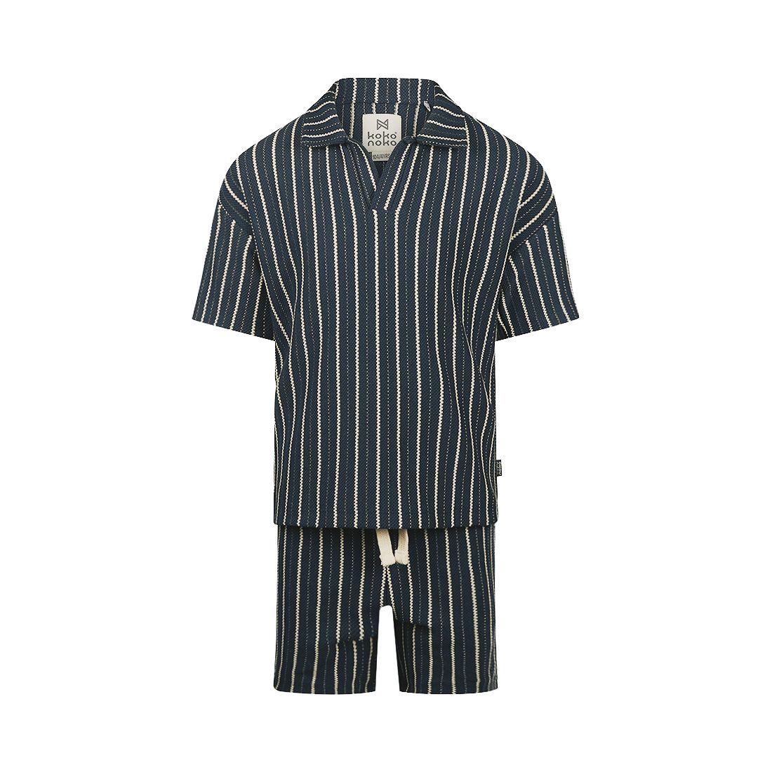 Koko Noko 2 pc set, loose fit, Shirt ss, Shorts Navy N58894-37