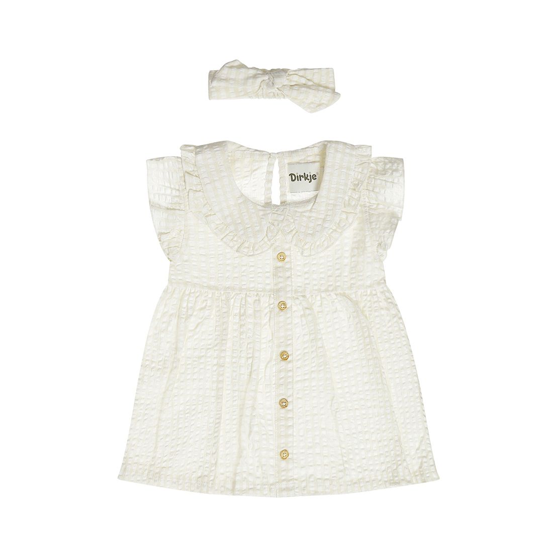 Dirkje Dress ss, Headband Beige N58317-35