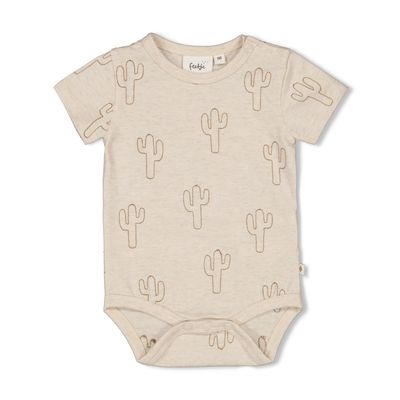 Feetje Romper AOP k/m - Sssiesta Offwhite melange