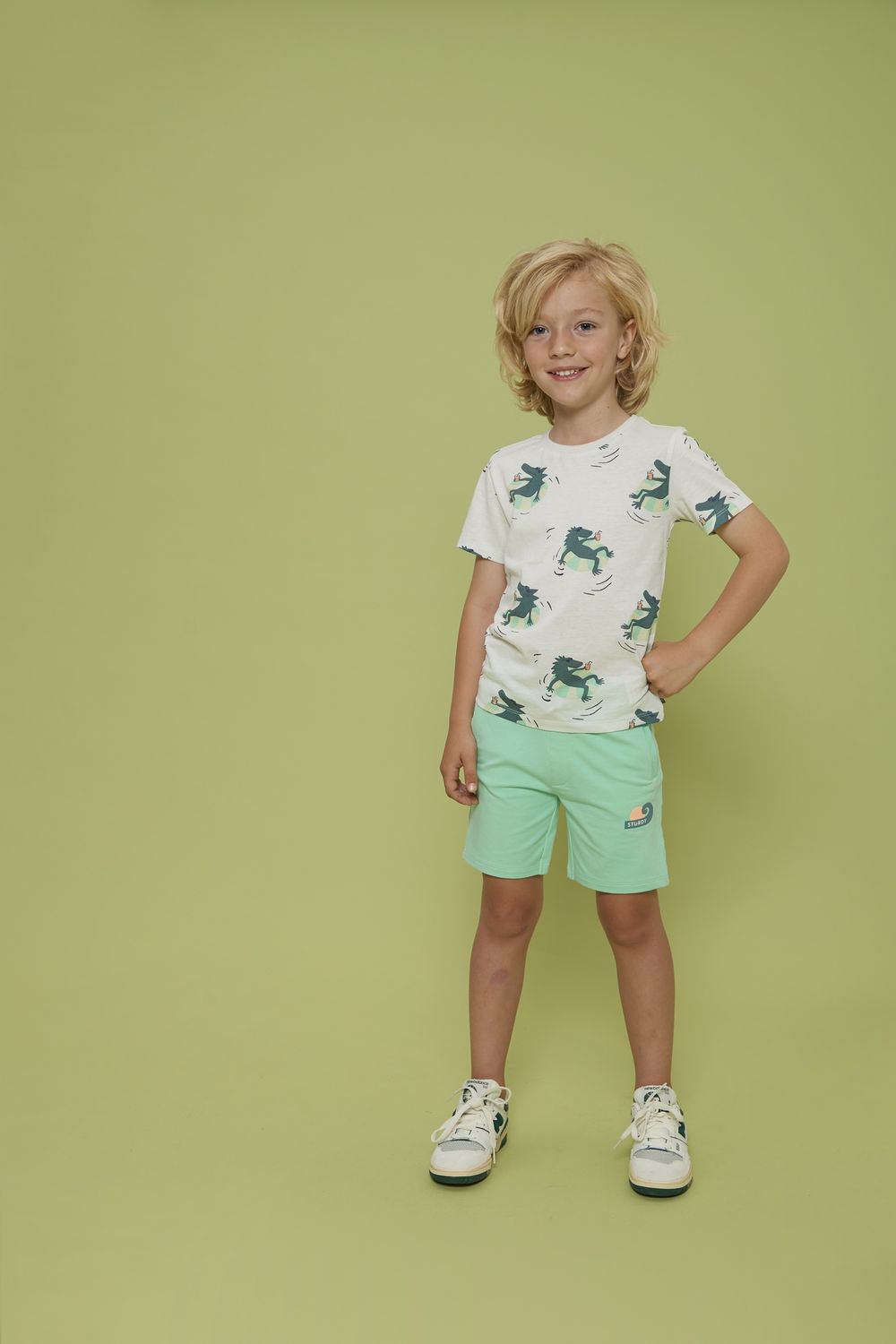 Sturdy Short - Lagoon Legends Groen