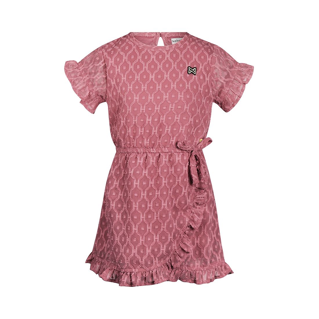Koko Noko Dress ss Cassis N58983-37