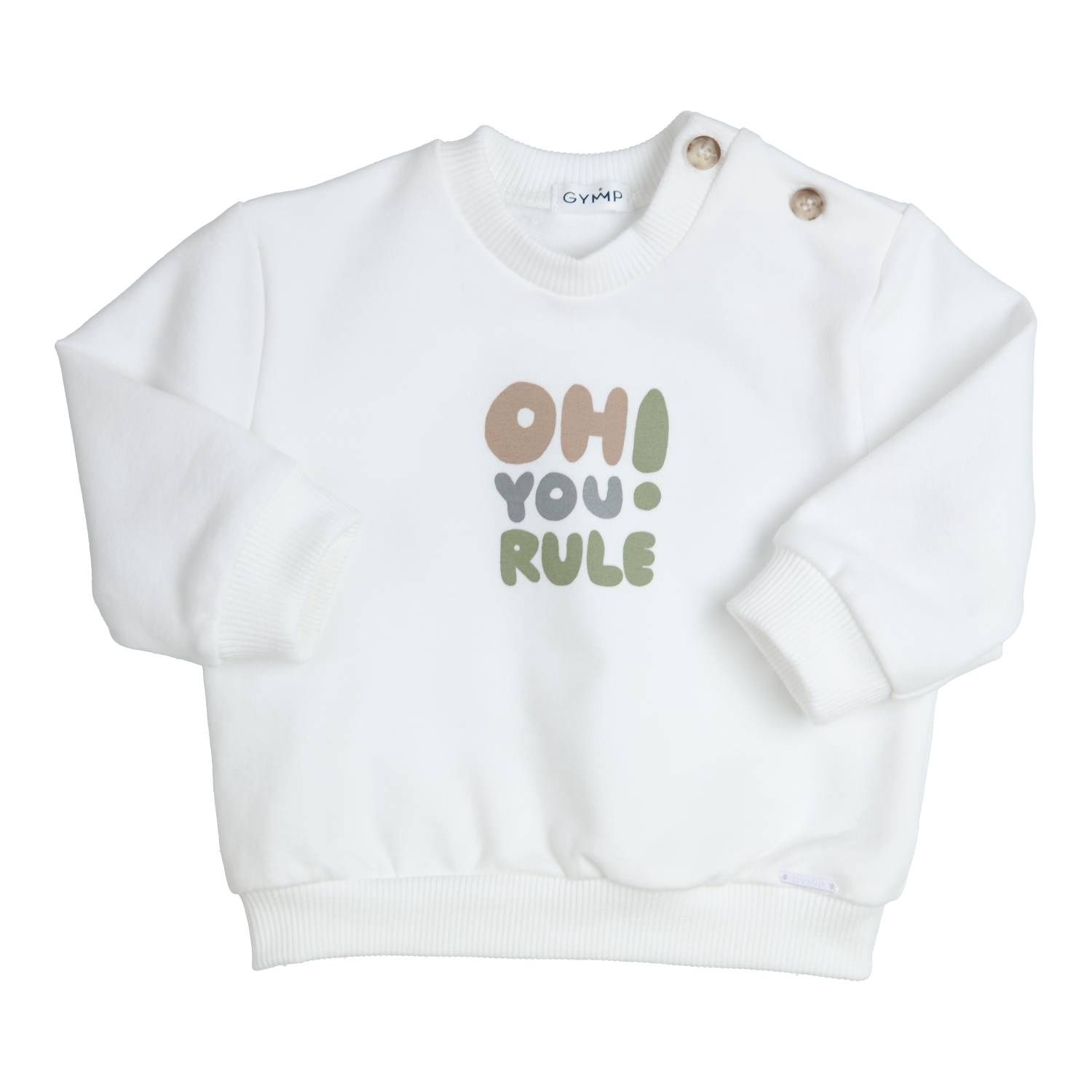 Gymp Sweater Carbon 352-6352-20 White - Green