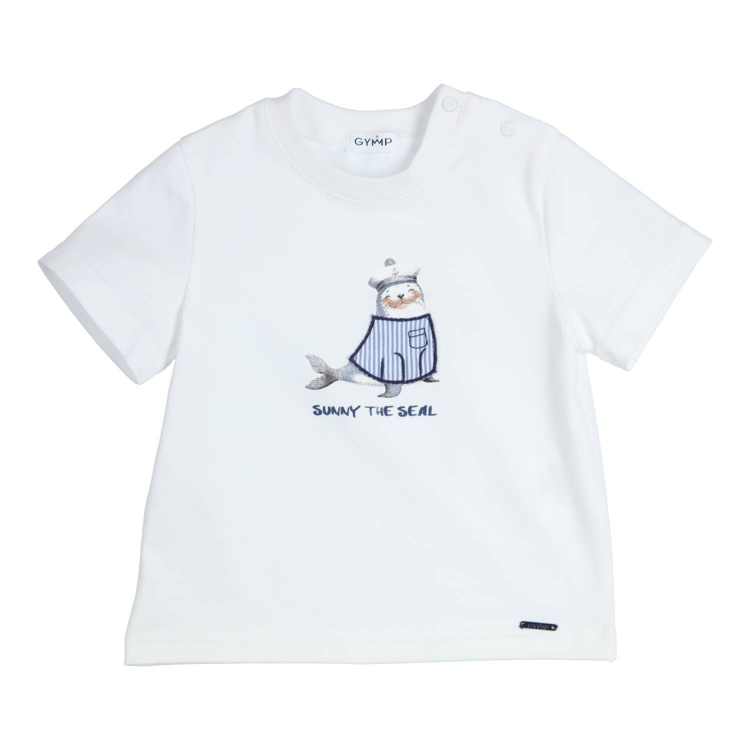 Gymp T-shirt Aerobic 353-6269-20 White - Blue