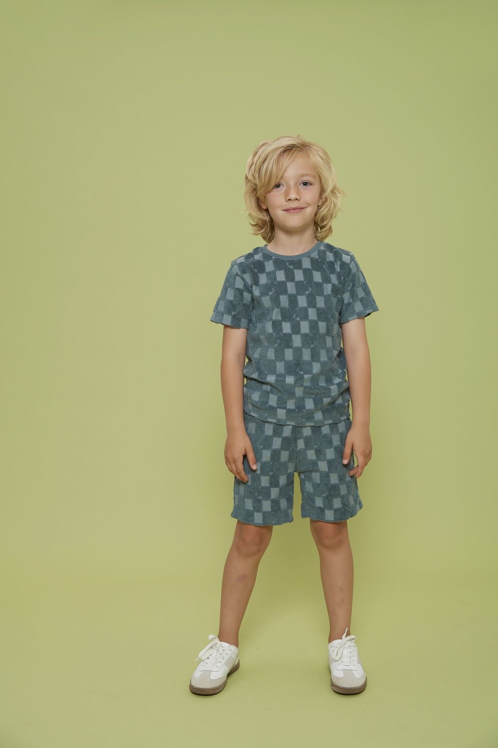 Sturdy Short ruit badstof - Lagoon Legends Petrol