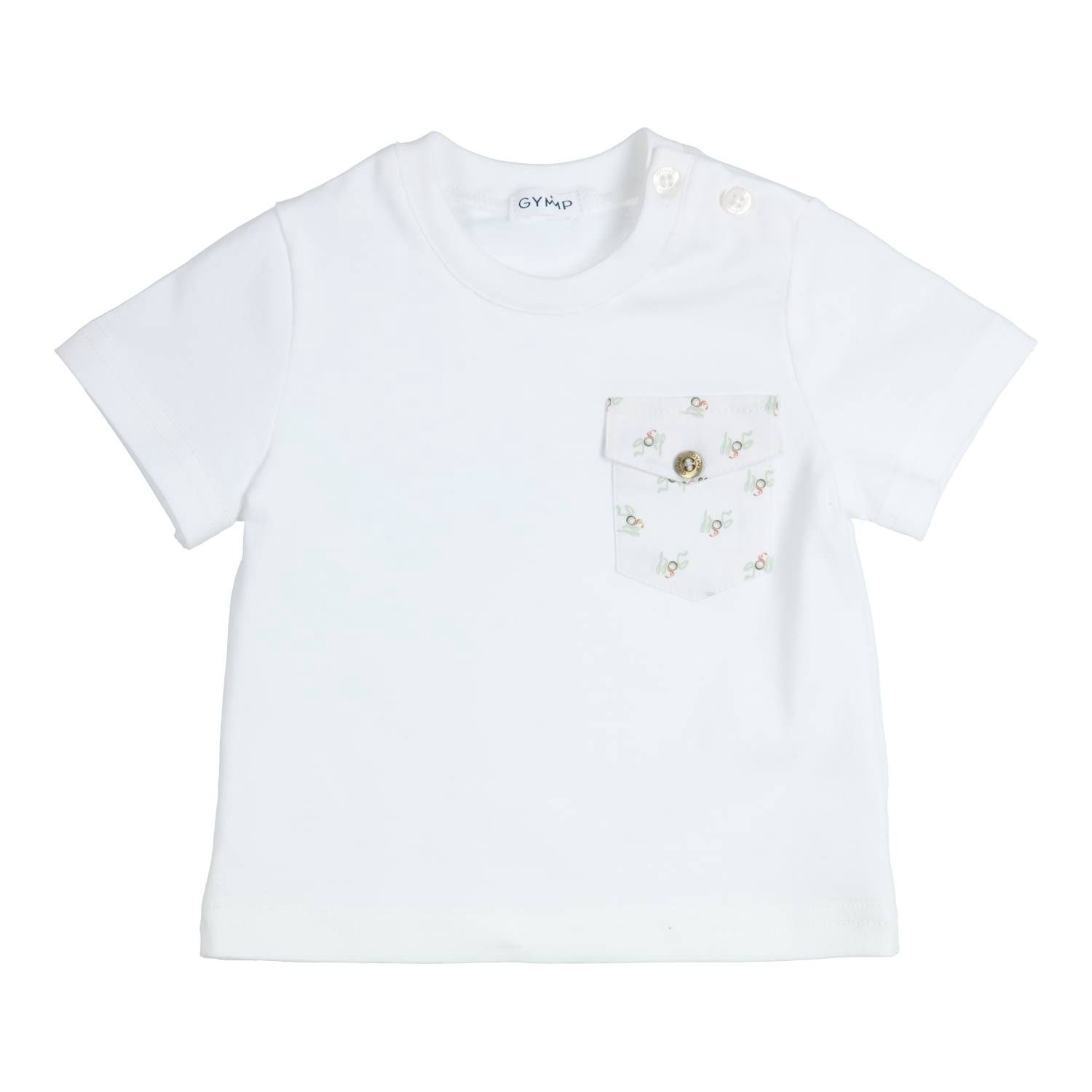 Gymp T-shirt Aerobic 353-6280-20 White - Green