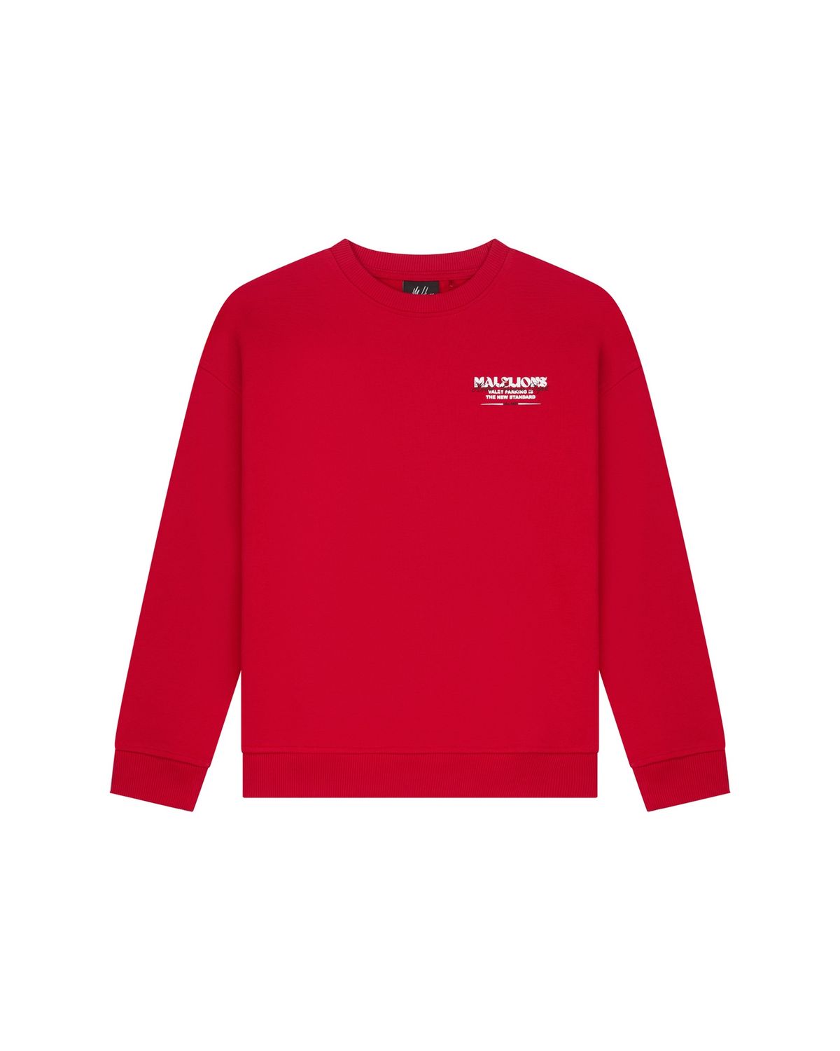 Malelions Junior Relaxed Valet Sweater Red