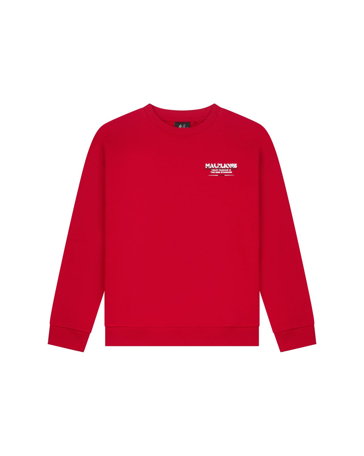 Malelions Junior Relaxed Valet Sweater Red