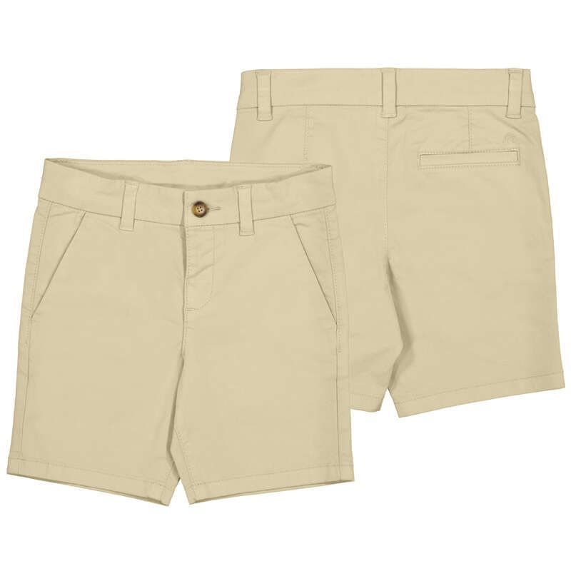 Mayoral Basic twill chino shorts      Cashew     202