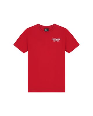Malelions Junior Relaxed Valet T-Shirt Red