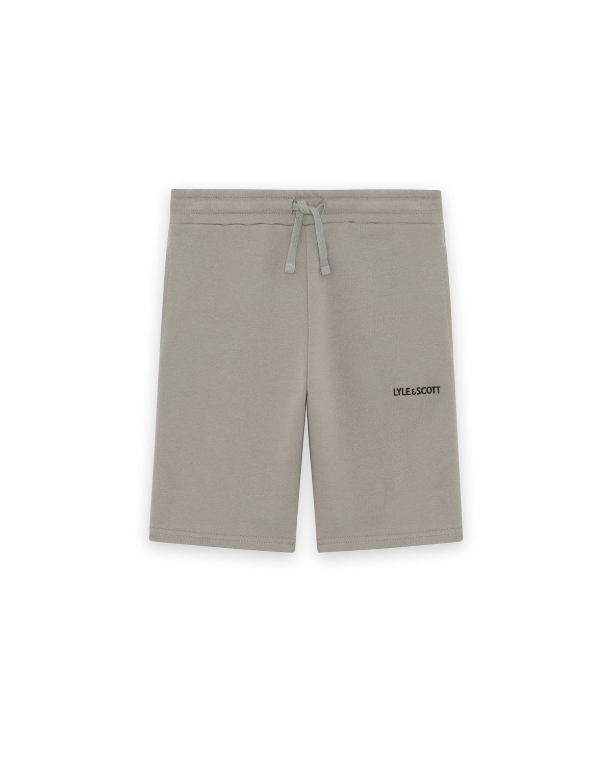 Lyle &amp; Scott Logo Print Sweat Short  MLB2434V W742 Cold Grey