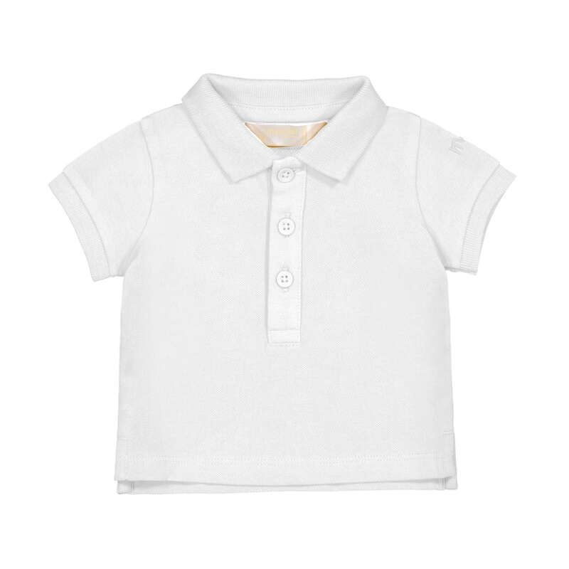 Mayoral S/s polo                      White      1102