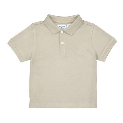 Mayoral Basic s/s polo                Hemp       102