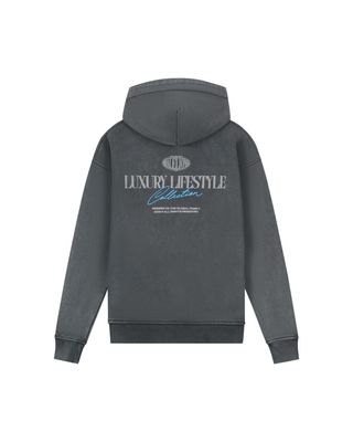 Malelions Junior Relaxed Lifestyle Zip Hoodie Acid Wash